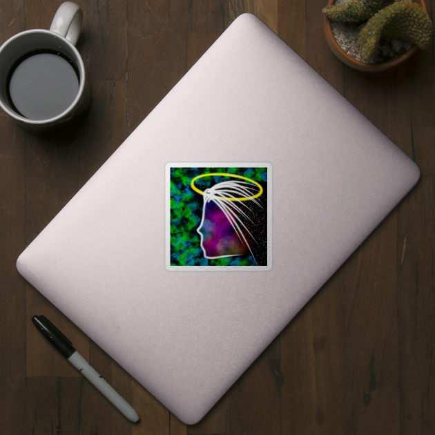 Mother Nature in a Colorful Abstract Design by byjasonf